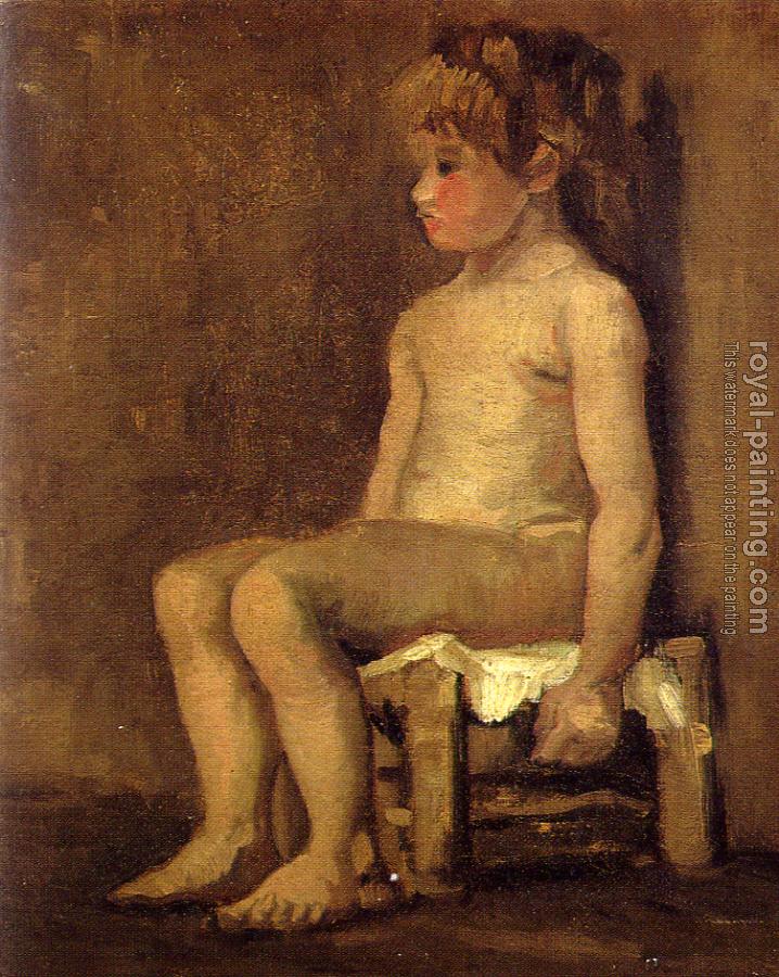 Vincent Van Gogh : Nude Girl,Sitting
